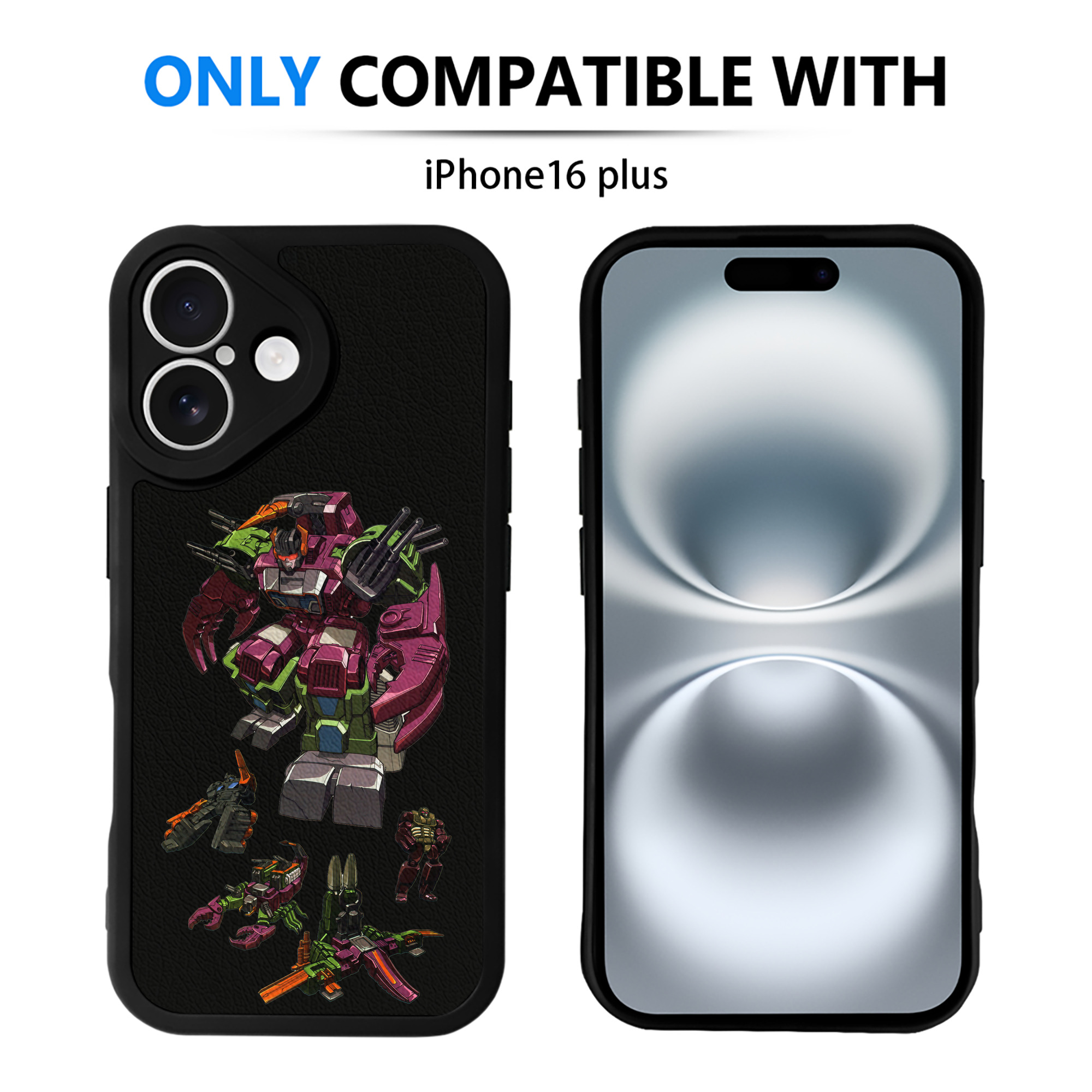 （画像用）  【iPhone 16シリーズ対応】シリコンスマホケース（レザー調） 材質：シリコン